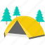 camping, holiday, nature, tent, tree, vacation 