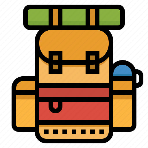 Backpack, bag, baggage, luggage, school, travel icon - Download on Iconfinder
