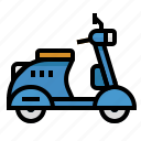 bike, motorbike, motorcycle, scooter, transport, vespa