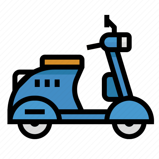 Bike, motorbike, motorcycle, scooter, transport, vespa icon - Download on Iconfinder