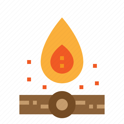 Bonfire, camping, fire, flame icon - Download on Iconfinder