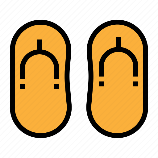 Flip, flops, footwear, travel icon - Download on Iconfinder
