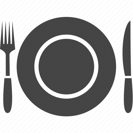 Food, fork, knife, plate, tableware, travel icon - Download on Iconfinder