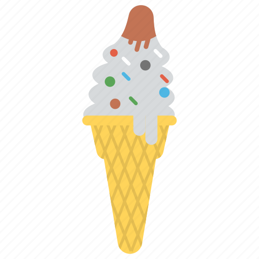 Frozen yogurt, gelato, ice cream, ice milk, summer treat icon - Download on Iconfinder