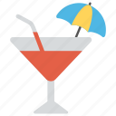 beach beverage, beer cocktail, cocktail, martini glass, summer cocktail