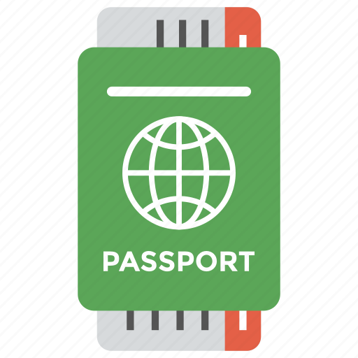Business travel, green passport, international travel, overseas vacation, visa to travel icon - Download on Iconfinder