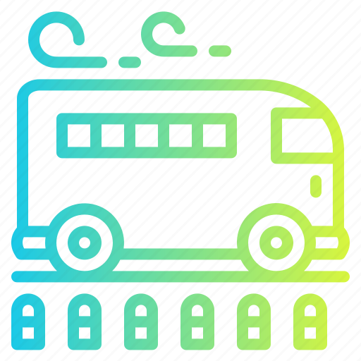 Bus, passenger, school, stop, transportation icon - Download on Iconfinder