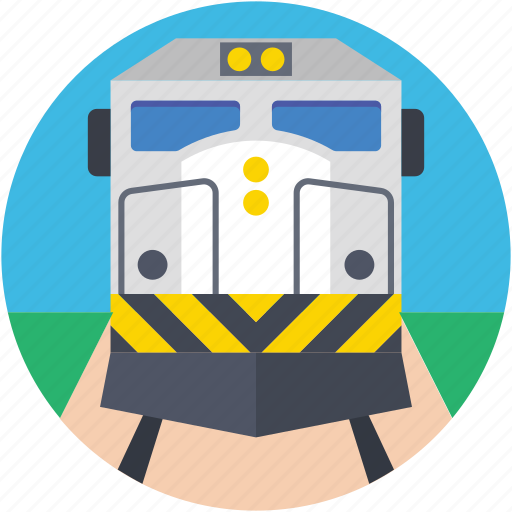 Passenger train, railway transportation, retro train, train, voyage icon - Download on Iconfinder