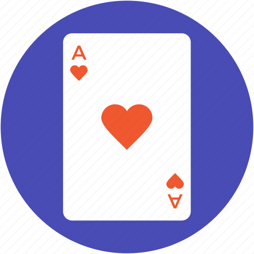 Ace of heart, casino, heart card, playing card, suit card icon - Download on Iconfinder