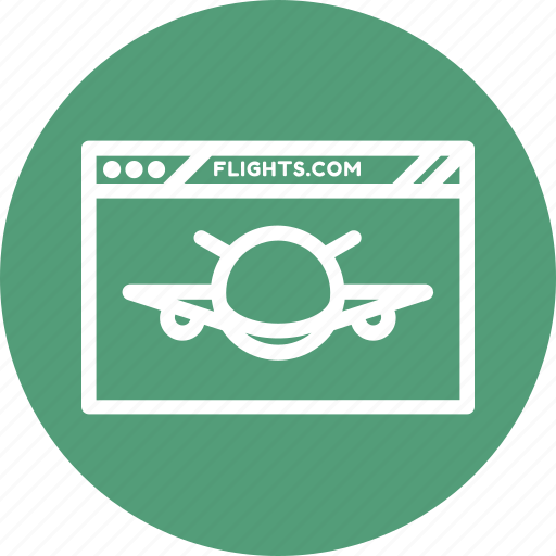 Booking, browser, flights, internet, webpage, website icon - Download on Iconfinder