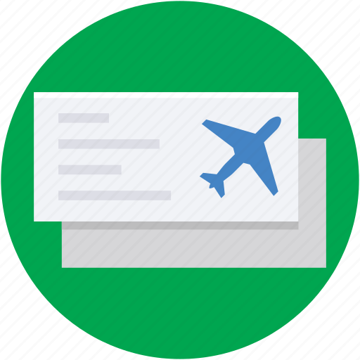 Air ticket, airplane, plane ticket, travel ticket, travelling pass icon - Download on Iconfinder