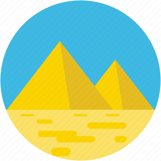 Egypt, egypt pyramids, giza pyramid, monument, pyramid icon - Download on Iconfinder