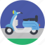 motorscooter, scooter, transport, travel, vespa 