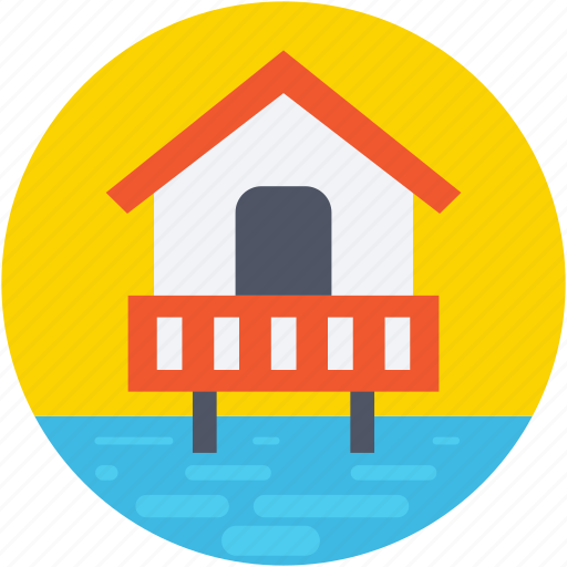 Coast, flood, house, resort, sea house icon - Download on Iconfinder