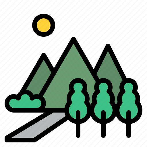 Forest, mountain, nature, travel icon - Download on Iconfinder