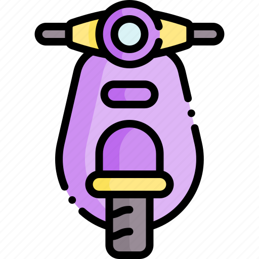 Motorcycle, motorbike, bike, scooter, transportation, vehicle icon - Download on Iconfinder