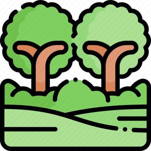 Forest, woods, destination, vacation, travel, trip icon - Download on Iconfinder