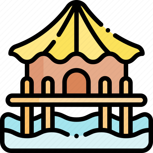 Resort, hotel, vacation, travel, trip, building icon - Download on Iconfinder