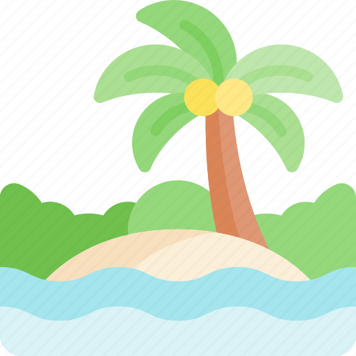 Island, ocean, nature, destination, travel, trip, vacation icon - Download on Iconfinder