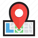 gps, map, navigation, pin, location