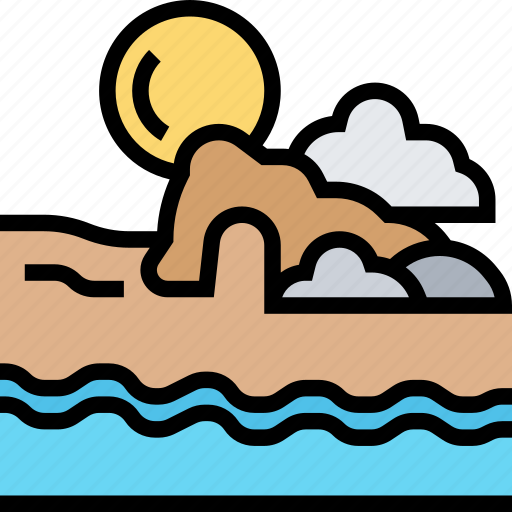 Beach, sea, sand, summer, vacation icon - Download on Iconfinder