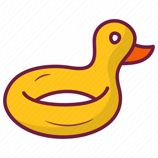 Swimming, shower, toy, duck, yellow icon - Download on Iconfinder