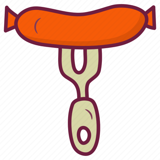 Eat, cooking, barbecue, meat, bratwurst icon - Download on Iconfinder
