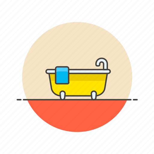 Bathtub, travel, hotel, relax, room, service, bathroom icon - Download on Iconfinder