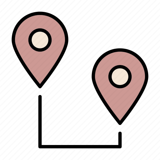 Distance, follow, range, route, tracking, gps icon - Download on Iconfinder