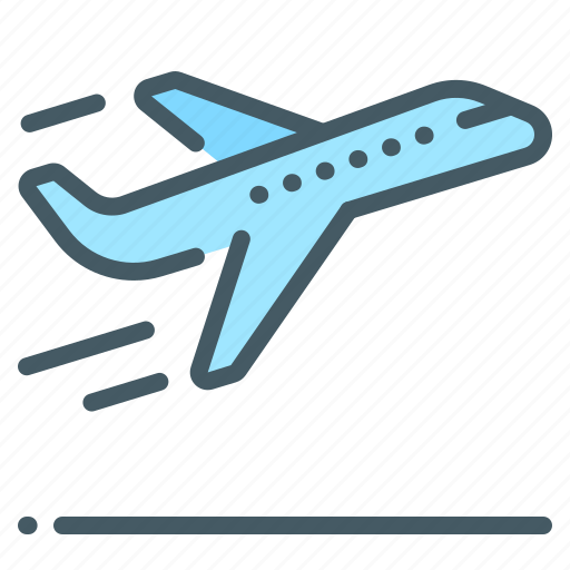Airplane, plane, flight, takeoff, departures icon - Download on Iconfinder