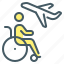 disabled, inclusive, access, plane 