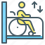 disabled, inclusive, elevator, lift, access 