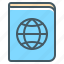 passport, document, certificate, foreign 