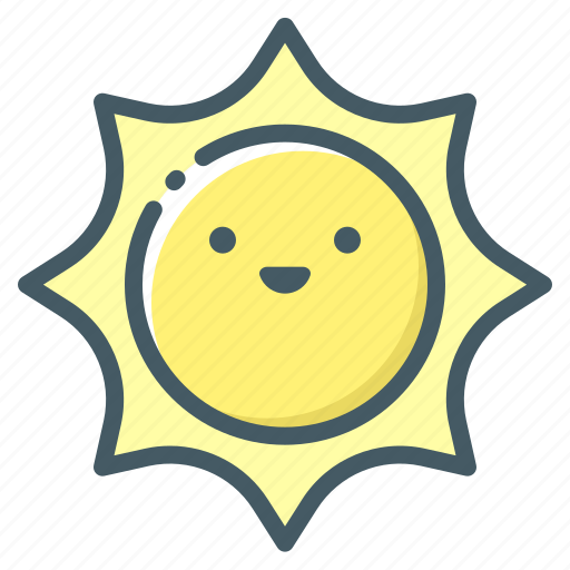 Sun, weather, summer, sunny icon - Download on Iconfinder