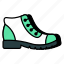 ankle boot, ankle shoe, footwear, footgear, footpiece 