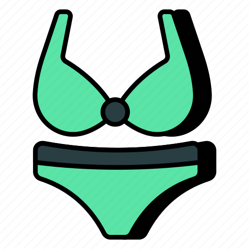 Ladies undergarments, swimfit, underwear, pentie, bra icon - Download on Iconfinder