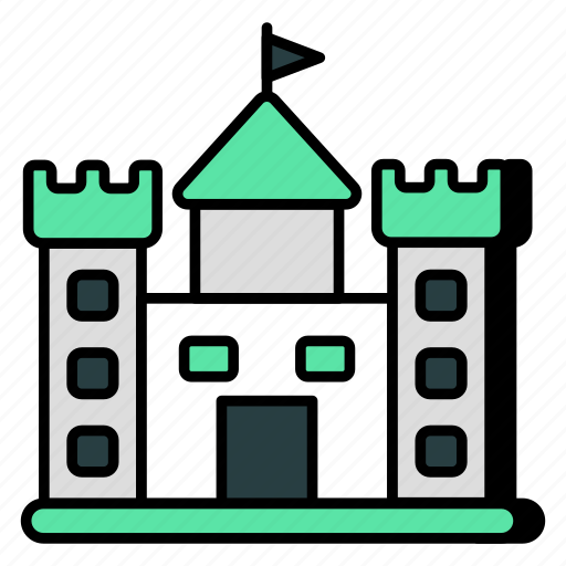 Castle, fort, fortification, fortress, citadel icon - Download on Iconfinder