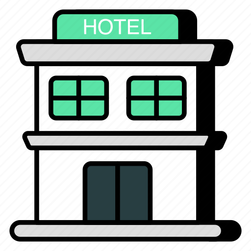 Hotel building, architecture, real estate, property, commercial building icon - Download on Iconfinder