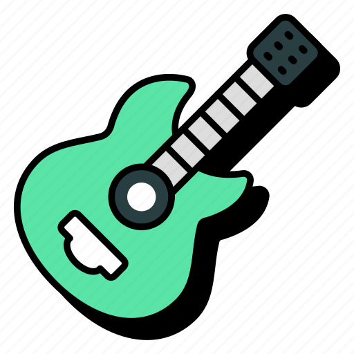 Guitar, music instrument, music equipment, string music, music tool icon - Download on Iconfinder