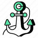 ship anchor, ship moor, harbor, device, nautical hook