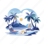 exotic, beach, island, tropical, holiday, vacation 