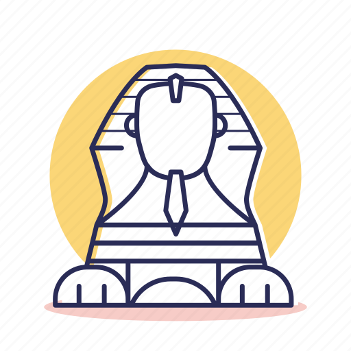 Ancient, destination, egypt, history, pyramid, sphinx, travel icon - Download on Iconfinder