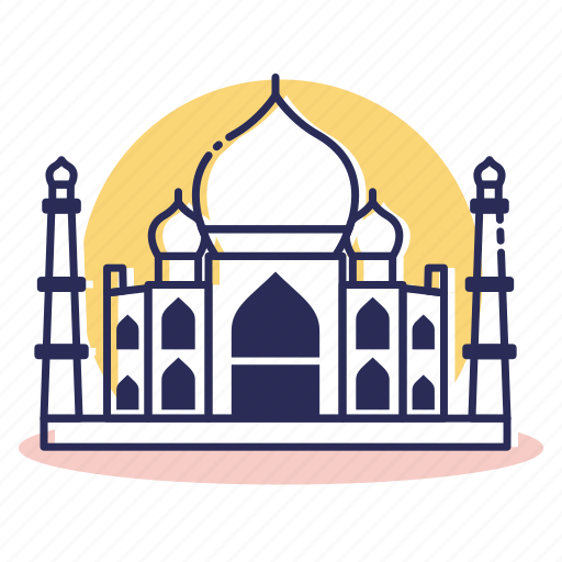 Asia, destination, india, islam, taj, taj mahal, travel icon - Download on Iconfinder