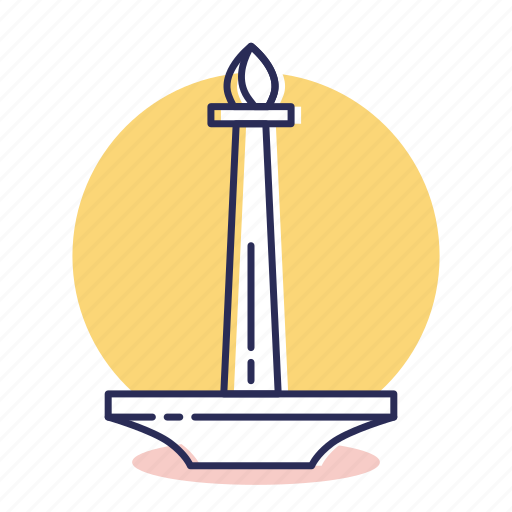 City, destination, indonesia, jakarta, monas, monument, travel icon - Download on Iconfinder