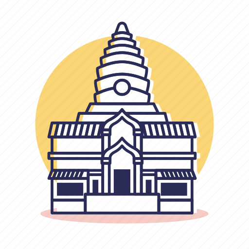 Angkor, cambodia, destination, khmer, reap, temple, travel icon - Download on Iconfinder
