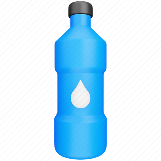 Bottle, travel, holiday, drink, water, plastic 3D illustration - Download on Iconfinder