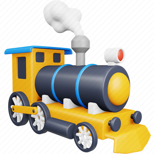 Train, travel, holiday, transportation, rail, subway 3D illustration - Download on Iconfinder