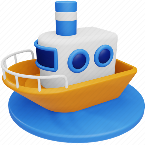 Yacht, travel, holiday, boat, sea, vacation, transportation 3D illustration - Download on Iconfinder