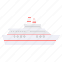 ship, boat, cruise, marine, ocean, sea, vacation