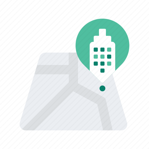 Building, holiday, hotel, location, map, travel, vacation icon - Download on Iconfinder